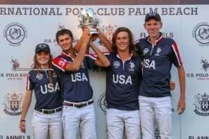 Junior USA lifts Junior Westchester Cup Trophy