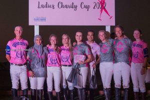 Comenzó la temporada en el Al Habtoor Polo Resort & Club con la Ladies Charity Cup