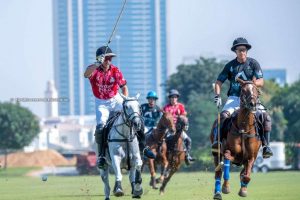 Se está disputando la UAE National Day Cup en el Al Habtoor Polo Club & Resort