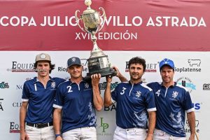 Monterosso, los campeones de la Copa Julio Novillo Astrada, en La Aguada Polo Club