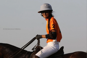 Sanjula Mann, the only lady playing at Jindal Polo Estate